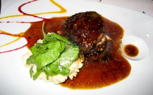 Review of Restaurant Jezebel in Austin, TX Pan Seared Tournedos of Filet Mignon