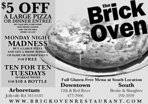 Brick Oven Coupon