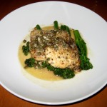 Photo of Pan Roasted Chicken Piccata at Cru in Austin, TX