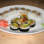 Photo of Spicy Salmon (top) and Key West (bottom) Roll at Sushi Zushi in Austin, TX