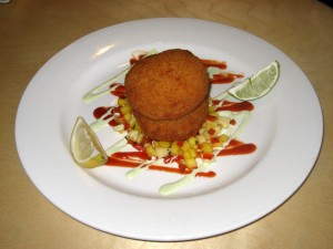 Crab Cakes at Piranha Killer Sushi in Austin, TX