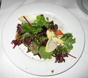 Fuji Apple and Beet Salad at Eddie V's in Austin, TX