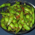 Garlic Edamame at Afin in Austin, TX