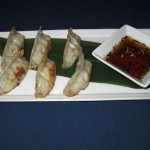 Chicken Gyoza at Afin in Austin, TX