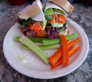 Avocado Sandwich at SF Bakery Austin, TX