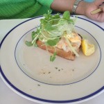 Clark's Oyster Bar - Dish 4 (Wood Grilled Shrimp Toast) Clark's Oyster Bar - Dish 4 (Wood Grilled Shrimp Toast)